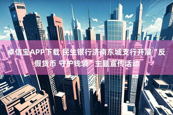 卓信宝APP下载 民生银行济南东城支行开展“反假货币 守护钱袋”主题宣传活动