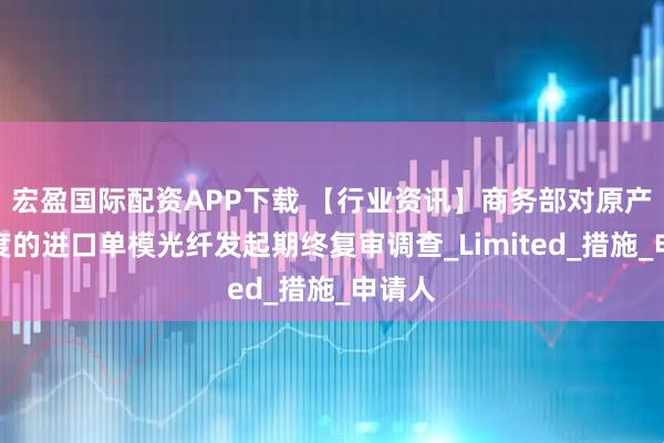 宏盈国际配资APP下载 【行业资讯】商务部对原产于印度的进口单模光纤发起期终复审调查_Limited_措施_申请人